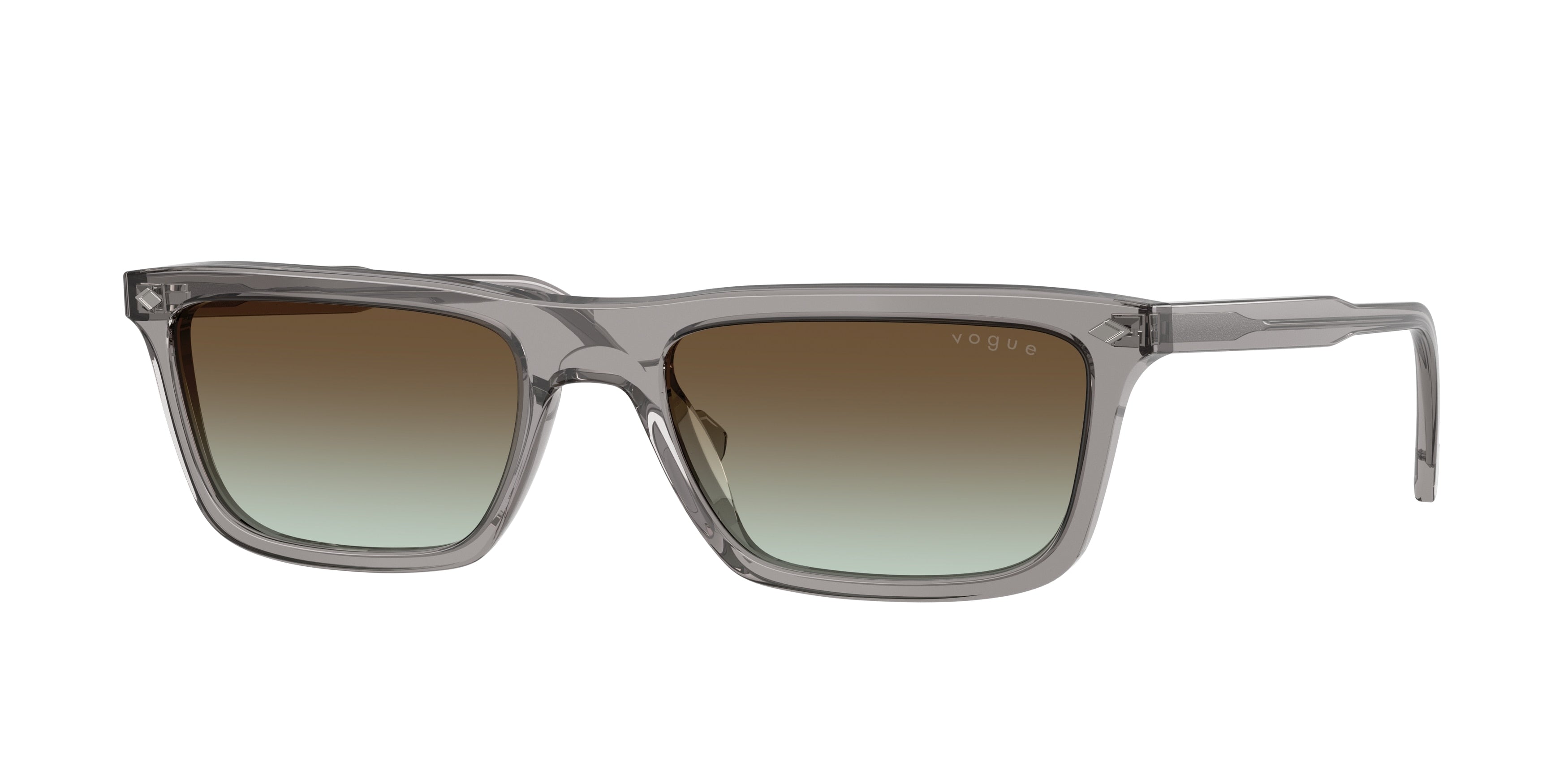 Vogue VO5687S Pillow Sunglasses 2820E8-Transparent Grey 55-145-18 - Color Map Grey