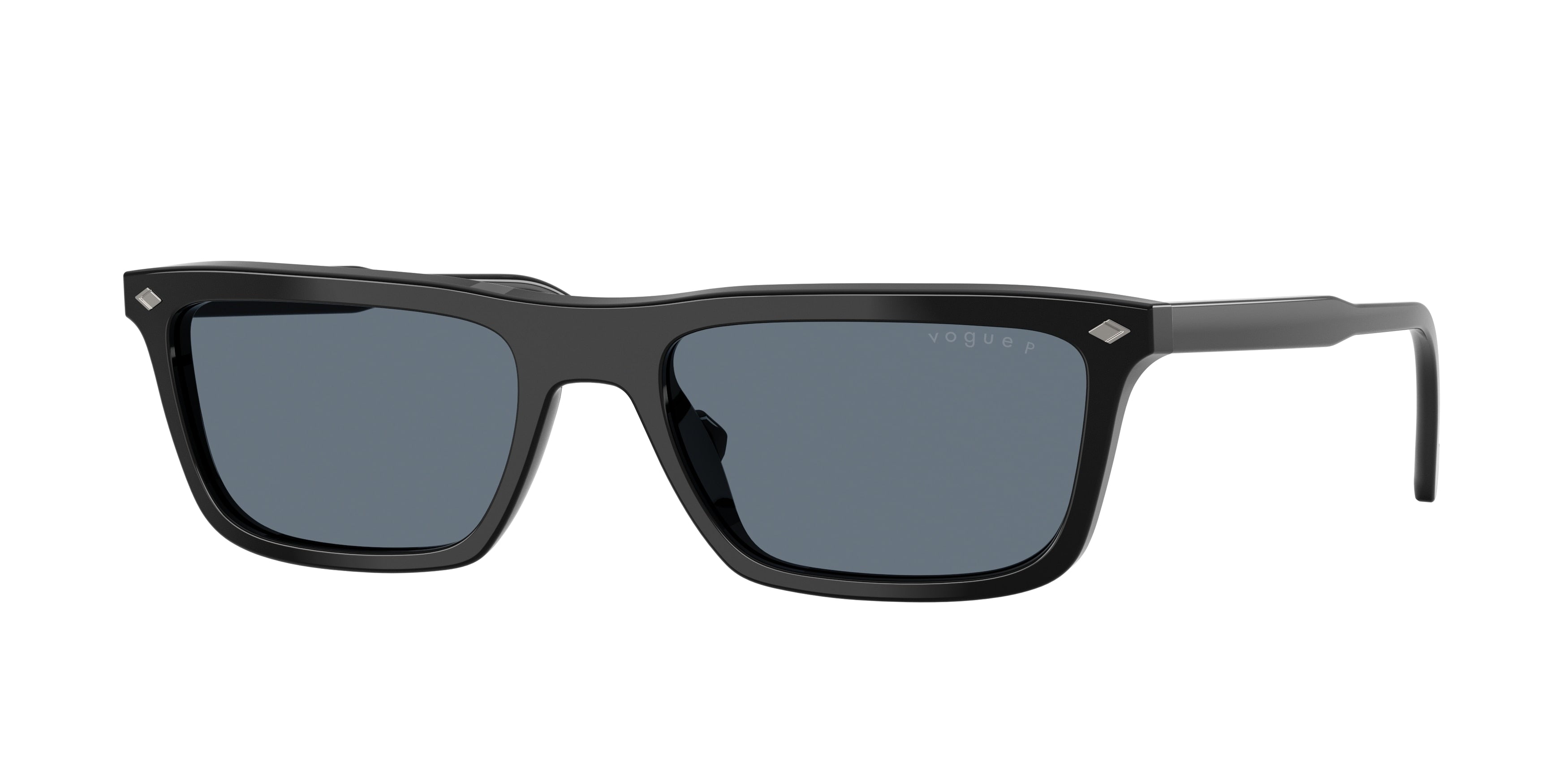 Vogue VO5687S Pillow Sunglasses W44/4Y-Black 55-145-18 - Color Map Black