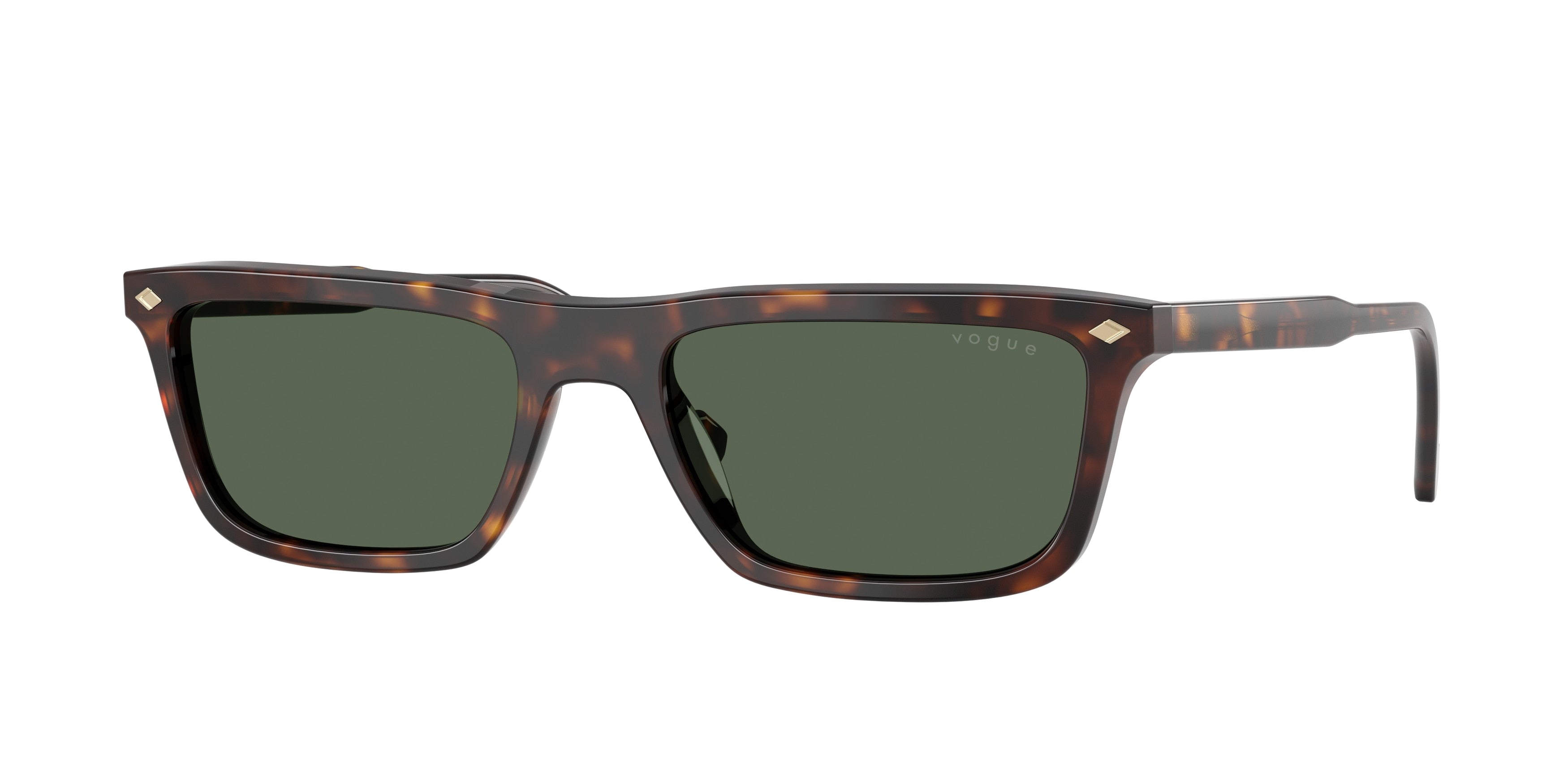 Vogue VO5687S Pillow Sunglasses W65671-Dark Havana 55-145-18 - Color Map Brown