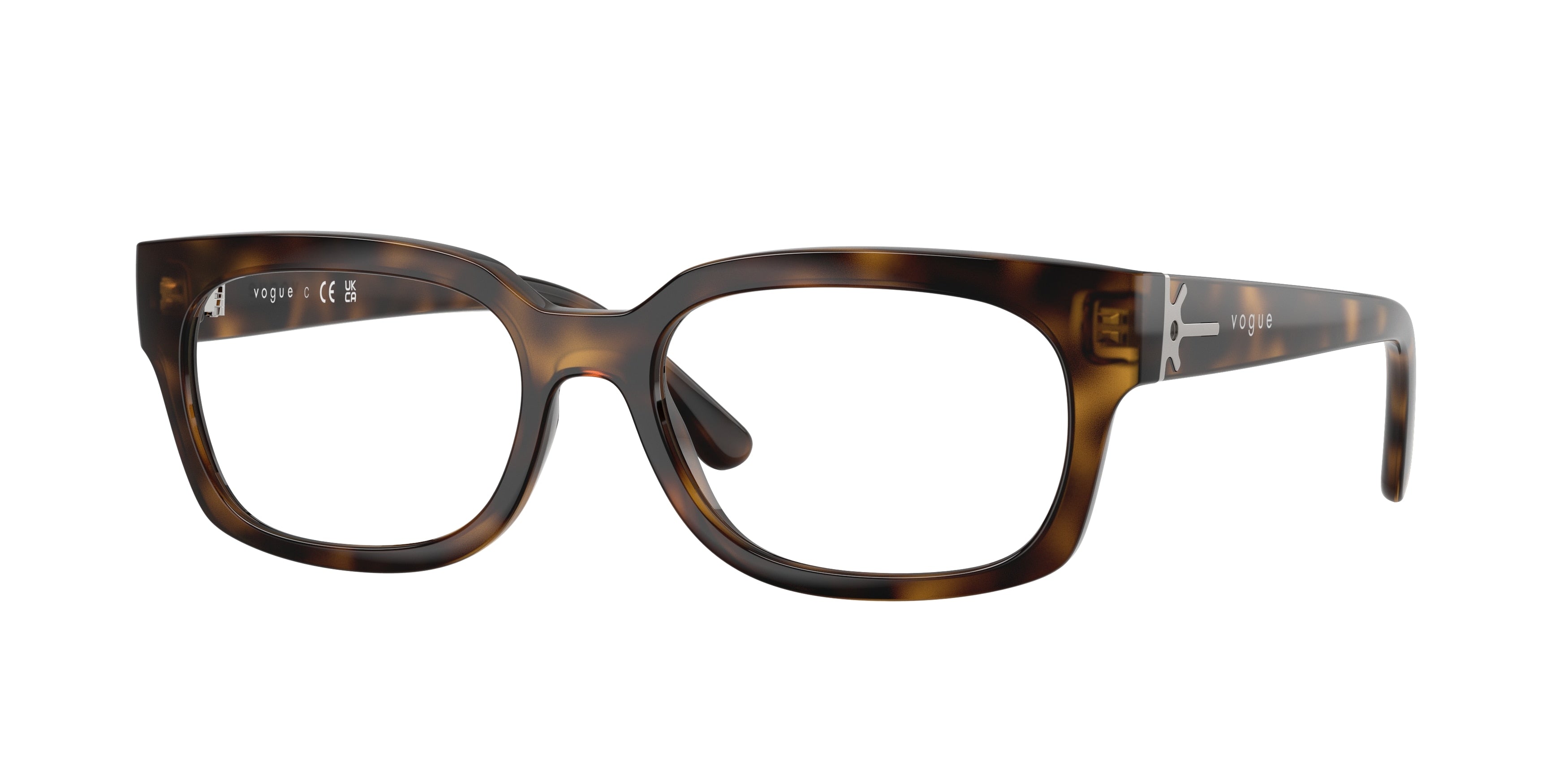 Vogue VO5689 Pillow Eyeglasses W656-Dark Havana 53-140-17 - Color Map Brown