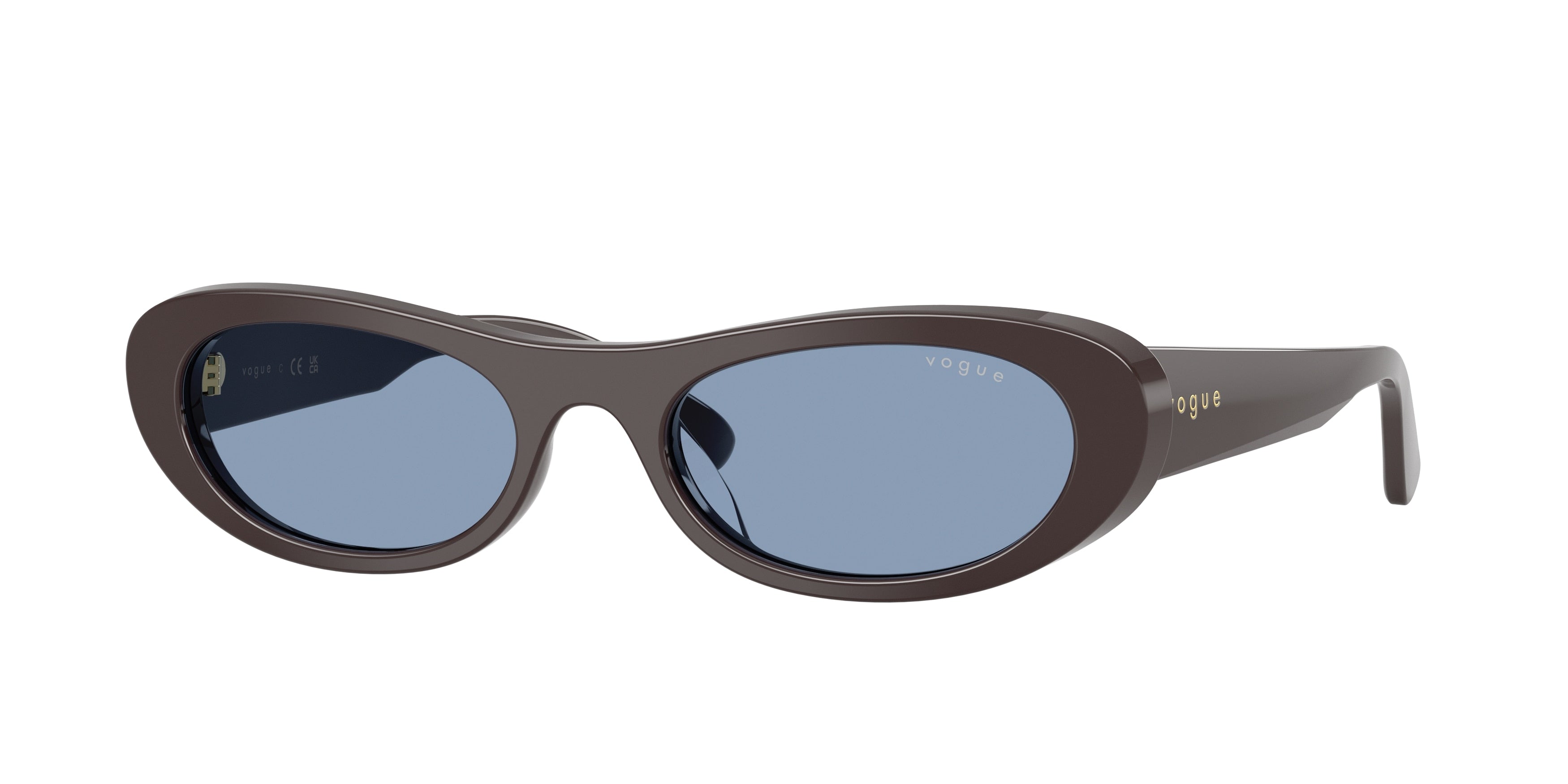 Vogue VO5695SU Oval Sunglasses 326972-Moka 53-140-19 - Color Map Brown