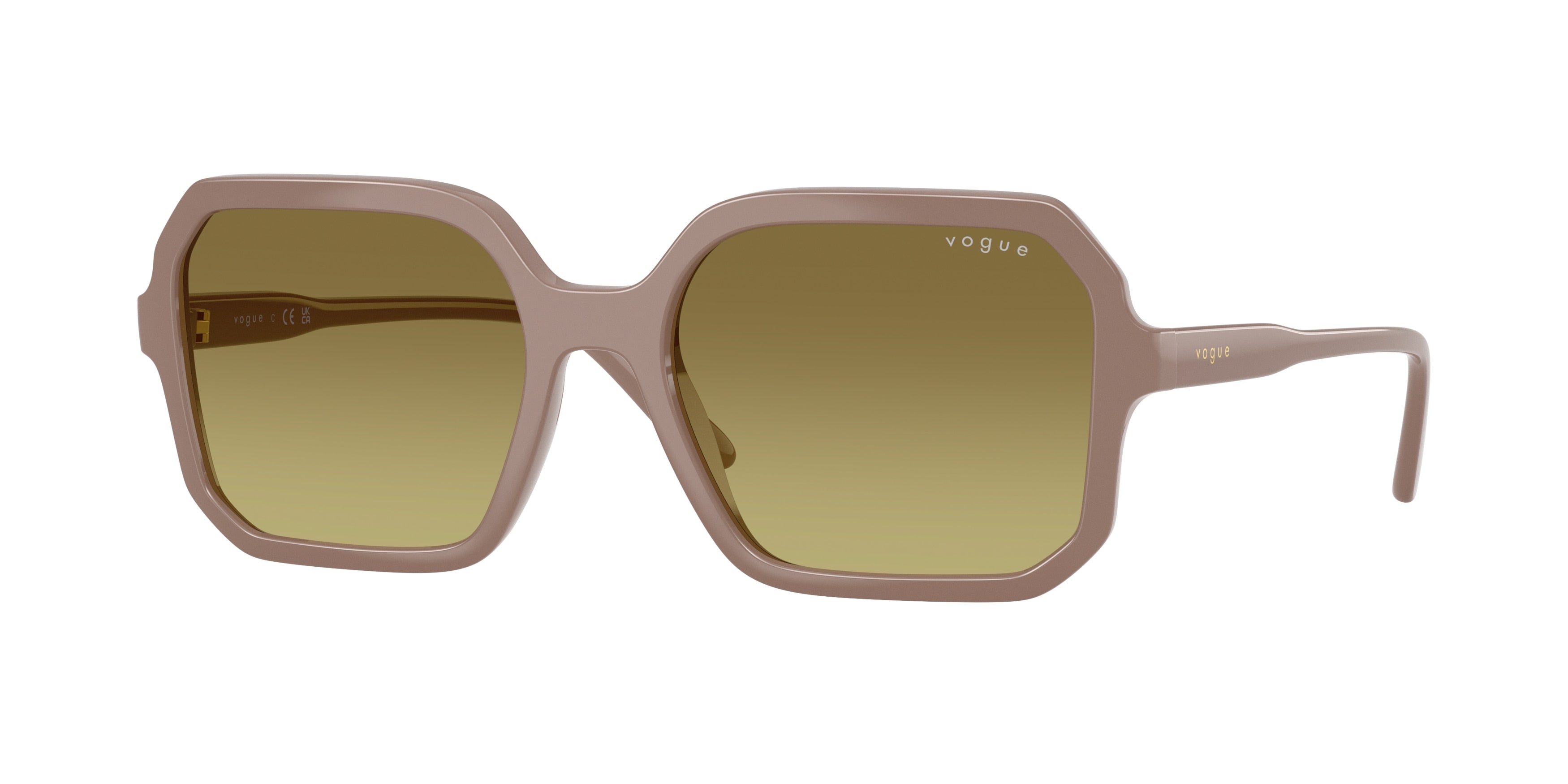 Vogue VO5696S Square Sunglasses 32722A-Taupe 55-140-18 - Color Map Brown