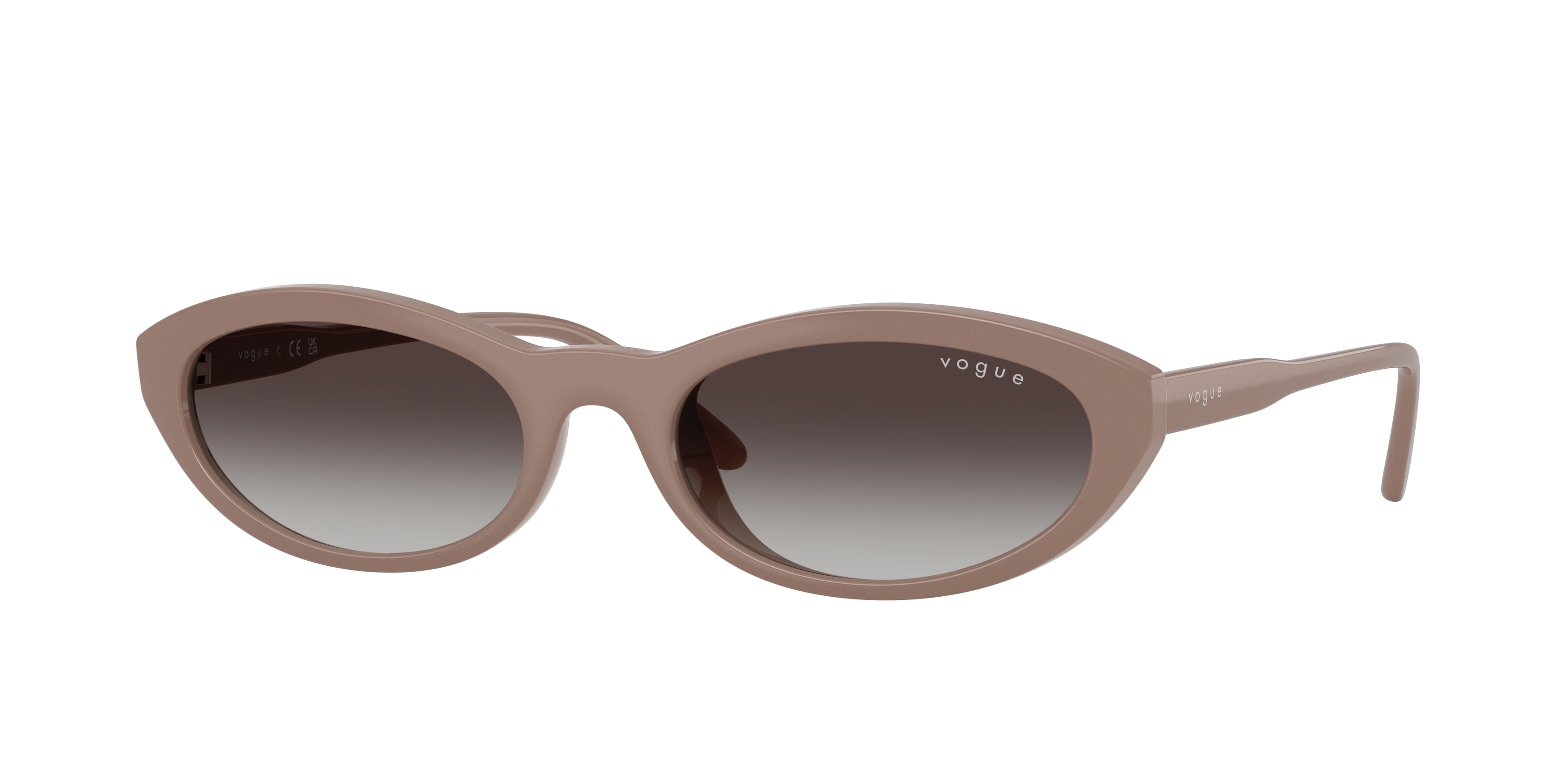 Vogue VO5697SU Oval Sunglasses 32728G-Taupe 54-140-19 - Color Map Brown