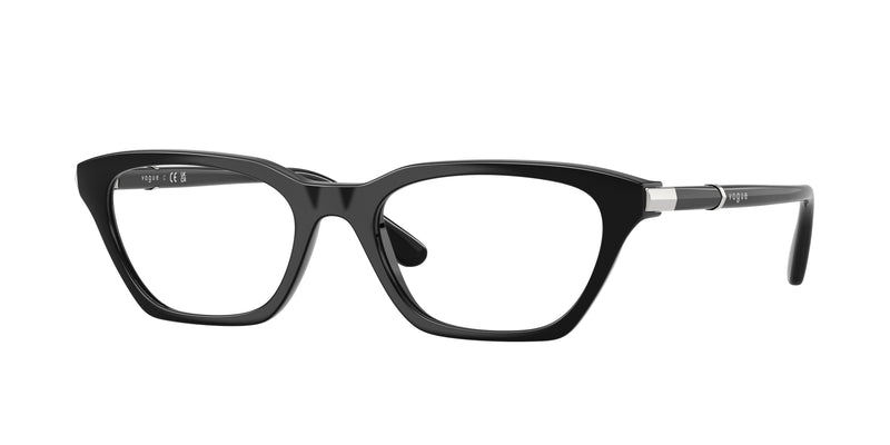 Vogue VO5698 Cat Eye Eyeglasses W44-Black 50-140-18 - Color Map Black