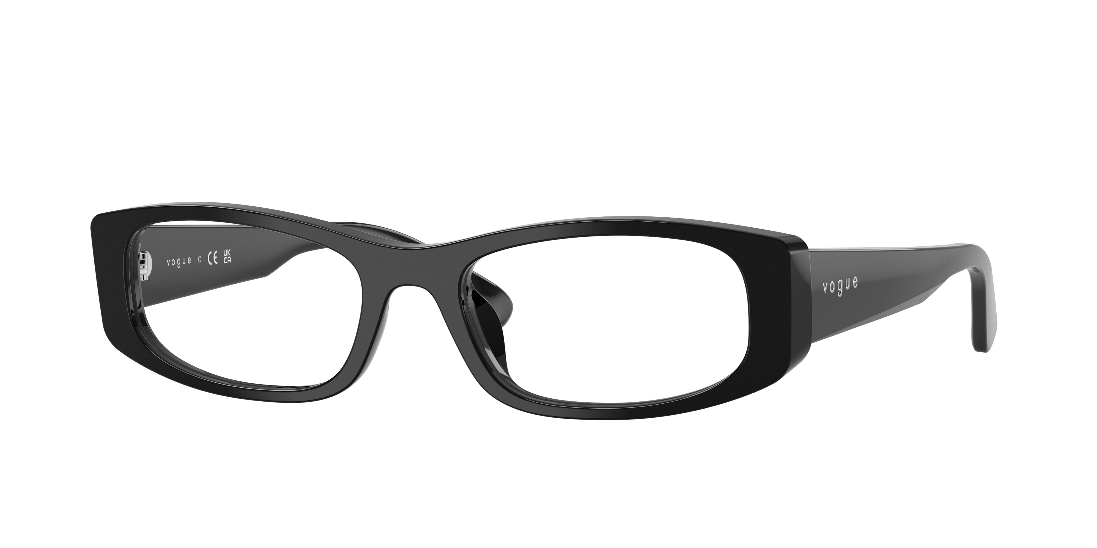 Vogue VO5699U Pillow Eyeglasses W44-Black 53-140-18 - Color Map Black
