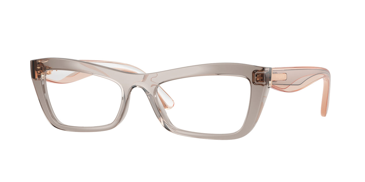 Vogue VO5710 Cat Eye Eyeglasses for Women — Free Shipping - 51-140-18 / 3301-Milky Warm Grey