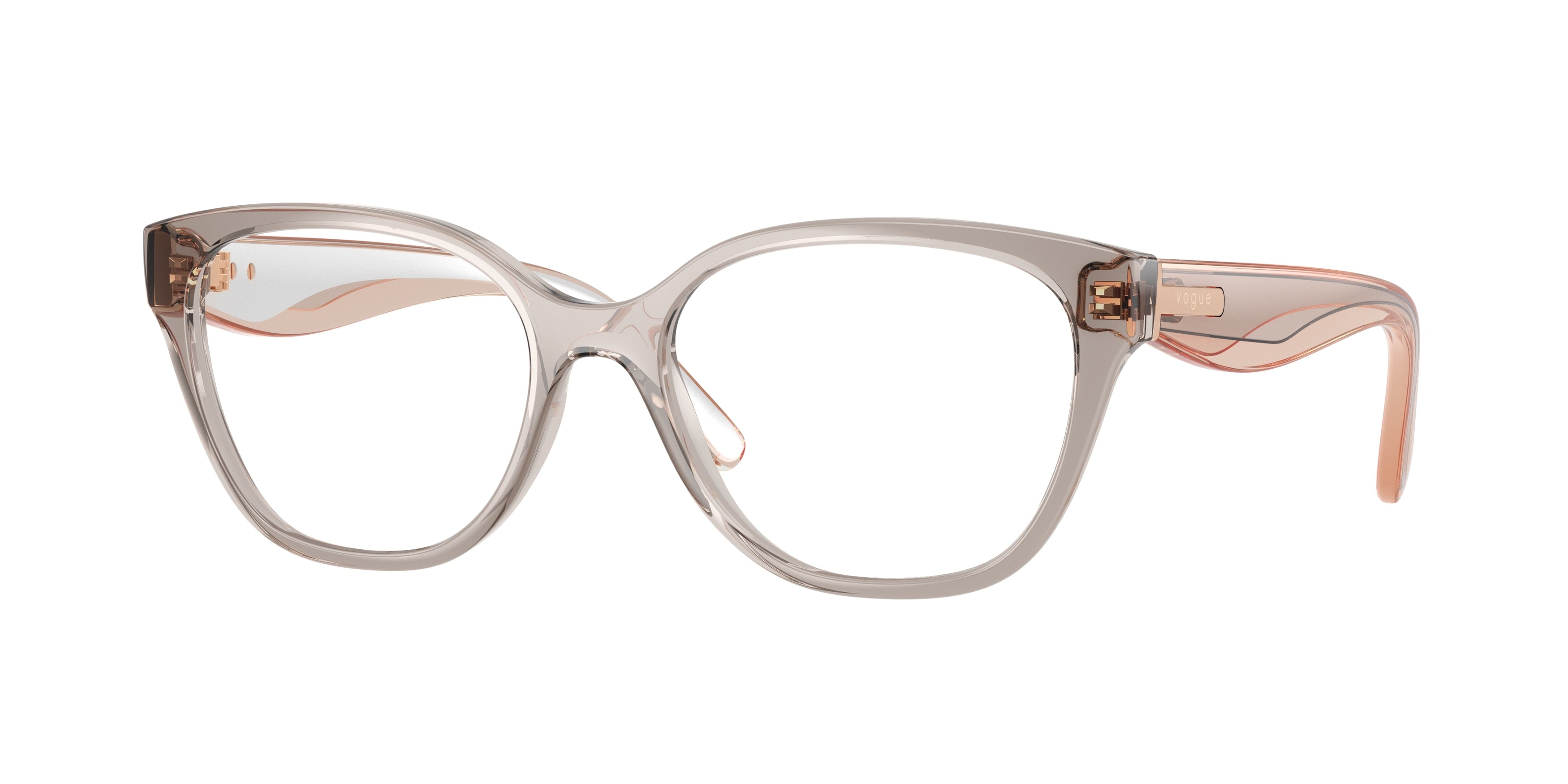 Vogue VO5712 Phantos Eyeglasses 3301-Milky Warm Grey 51-140-17 - Color Map Grey