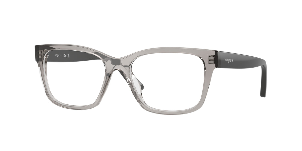 VOGUE JUNIOR OPHTHAL VY2034 Pillow Eyeglasses 2726-Transparent Grey 51-135-16 - Color Map Grey