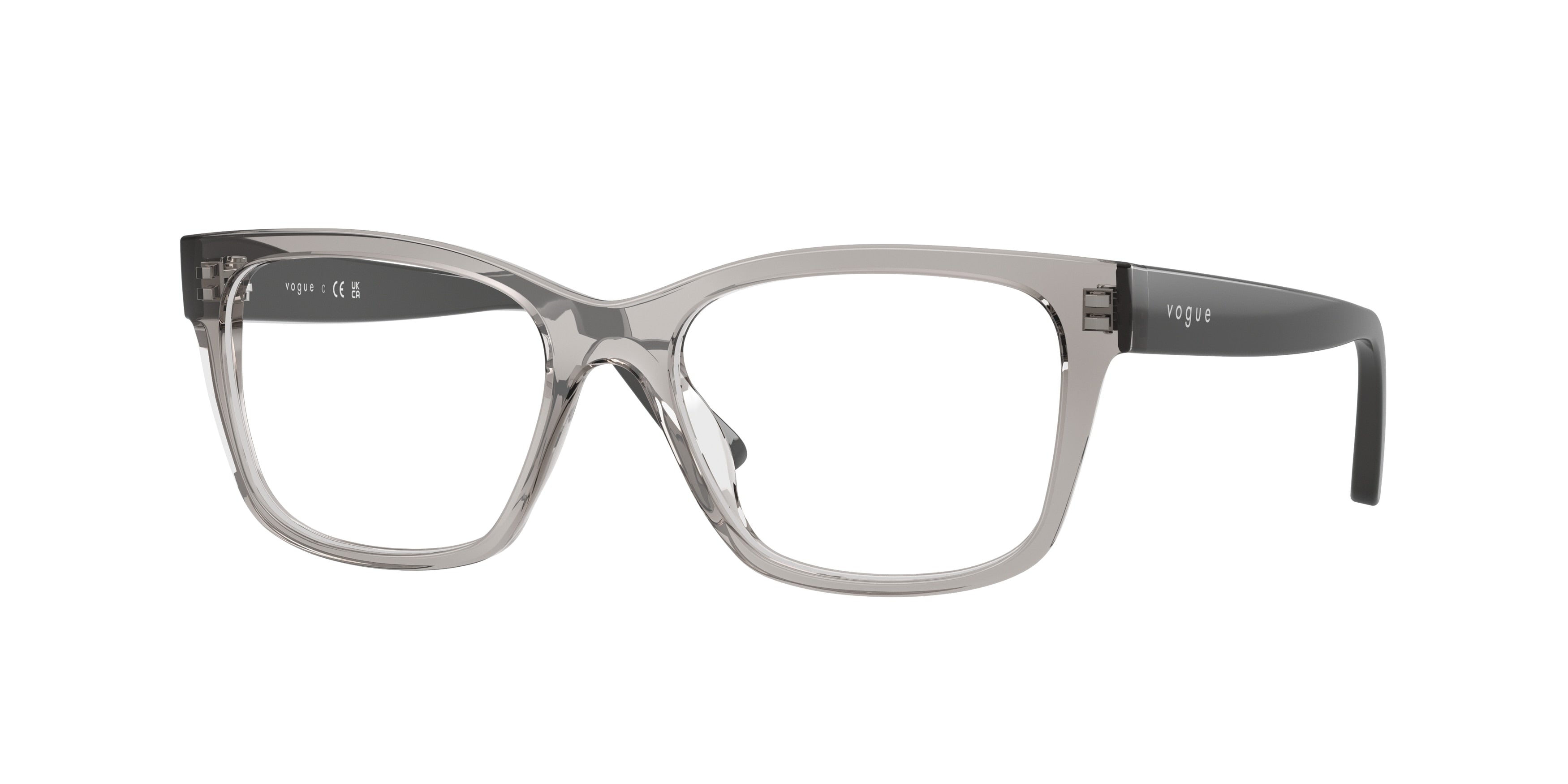 VOGUE JUNIOR OPHTHAL VY2034 Pillow Eyeglasses  2726-Transparent Grey 51-135-16 - Color Map Grey