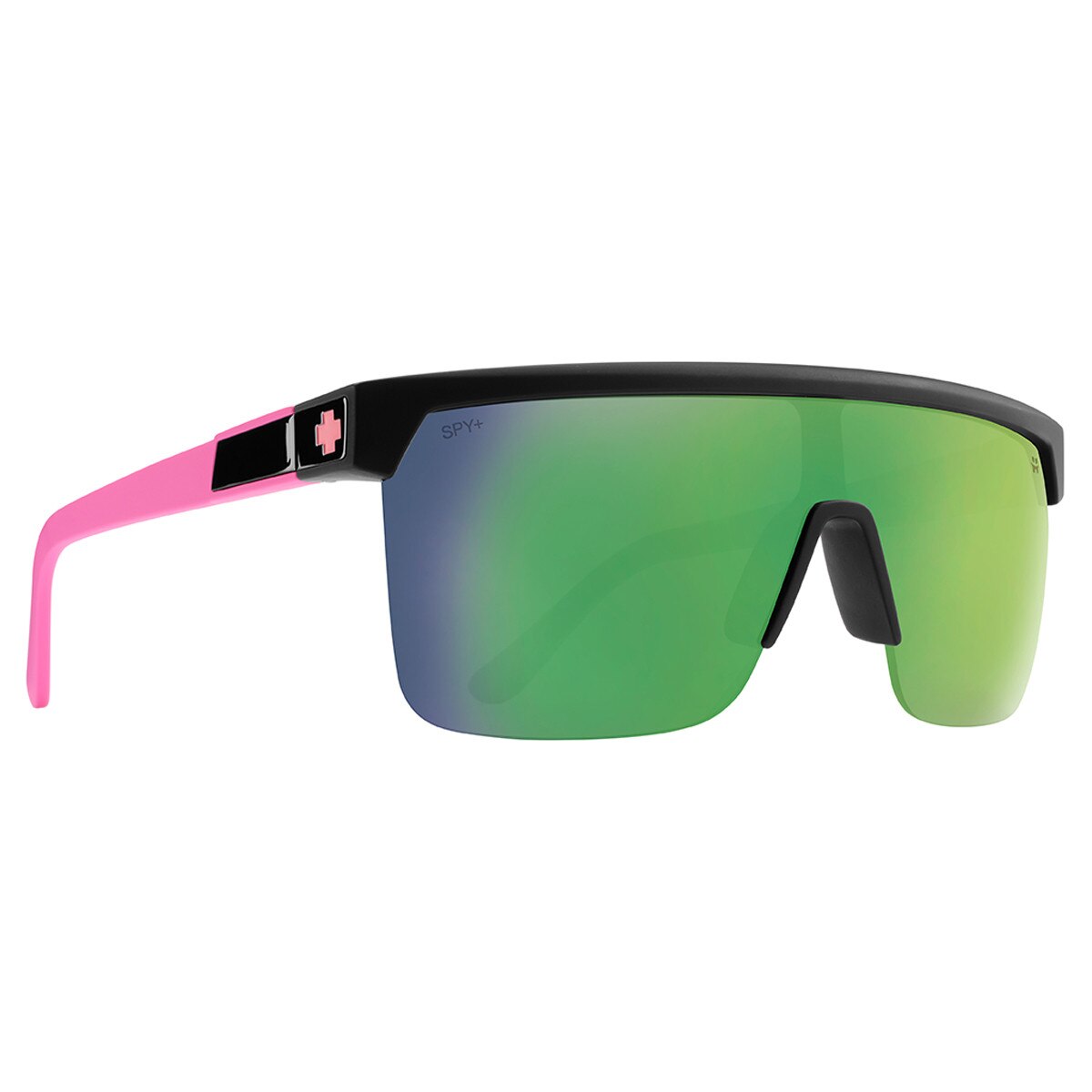 Spy FLYNN 50/50 Sunglasses Matte Black Matte Pink 134-00-140