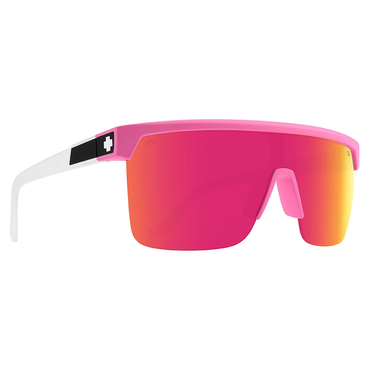 Spy FLYNN 50/50 Sunglasses Matte Pink Matte Translucent White 134-00-140