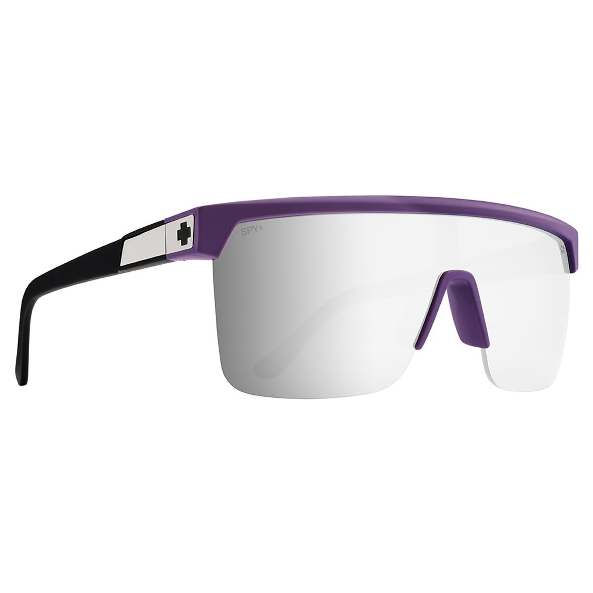 Spy FLYNN 50/50 Sunglasses Matte Purple Matte Black 134-00-140