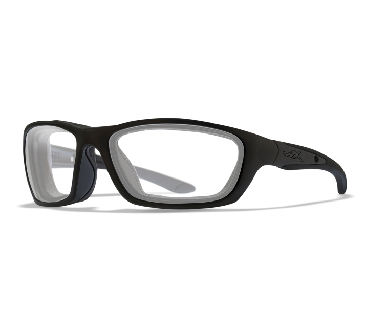 Wiley X BRICK Sunglasses Oval MATTE BLACK No Lens Matte Black 63-18-120