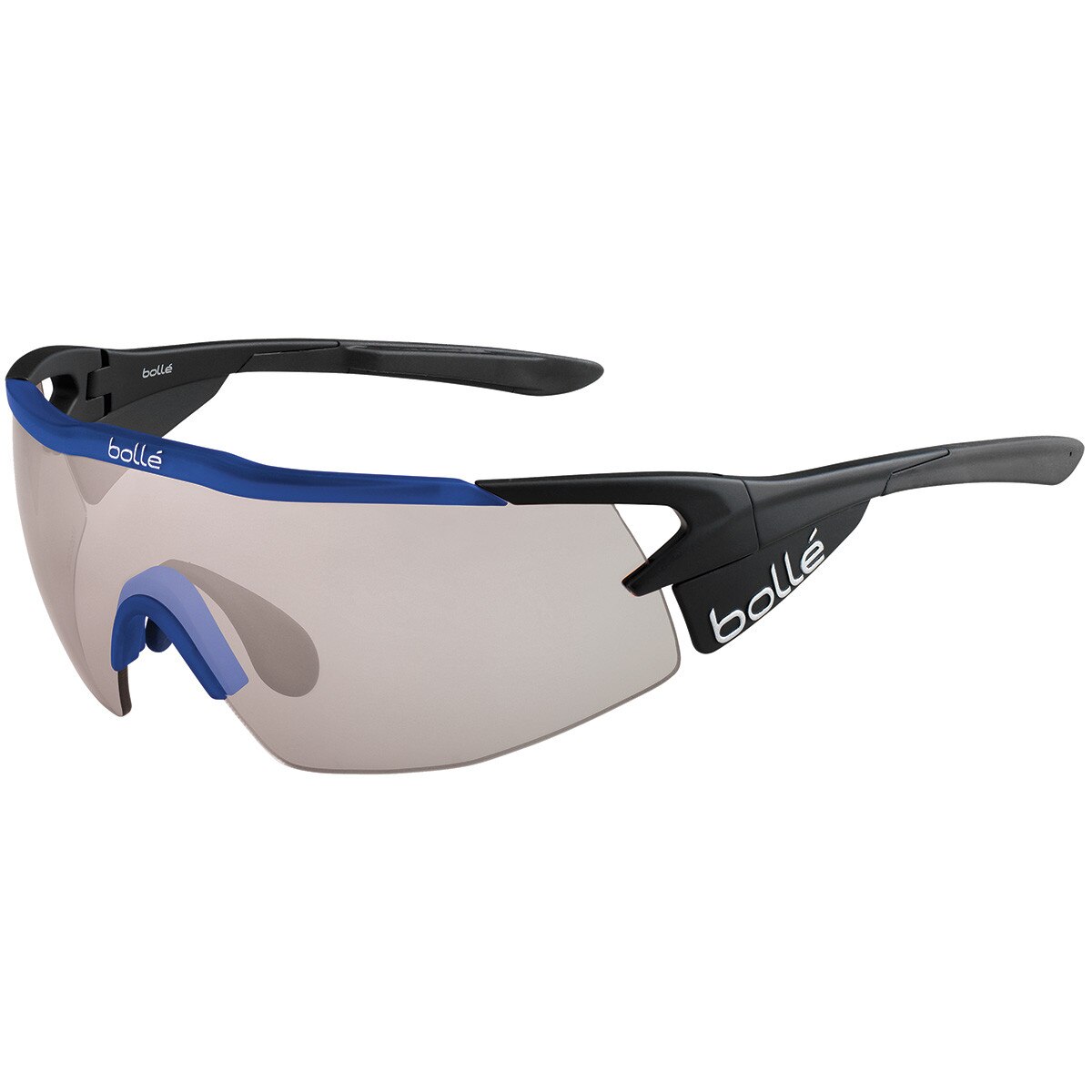 Bolle Aeromax Sunglasses Black Translucid Blue Matte Medium, Large