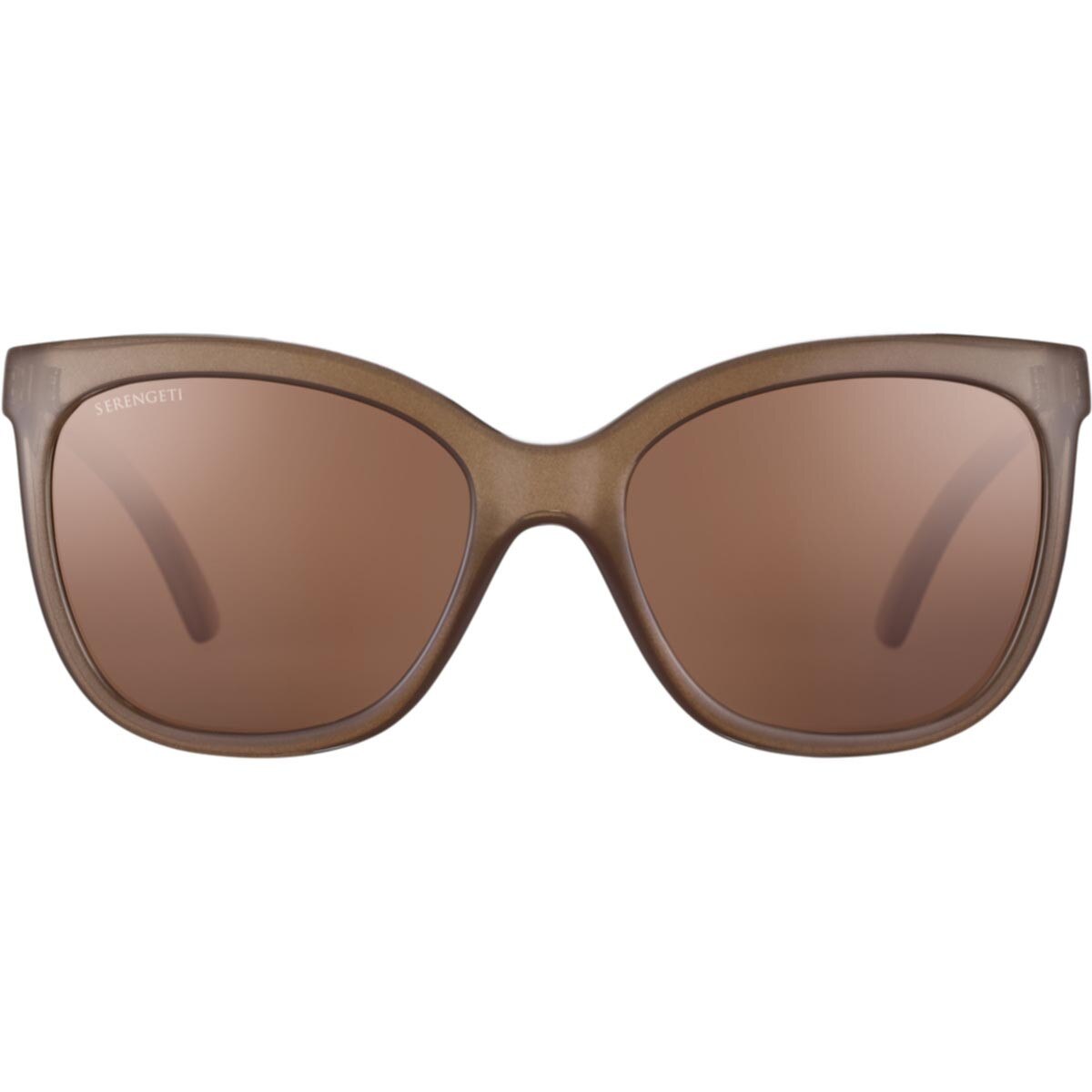 Serengeti Agata Sunglasses Shiny Espresso Medium, Large