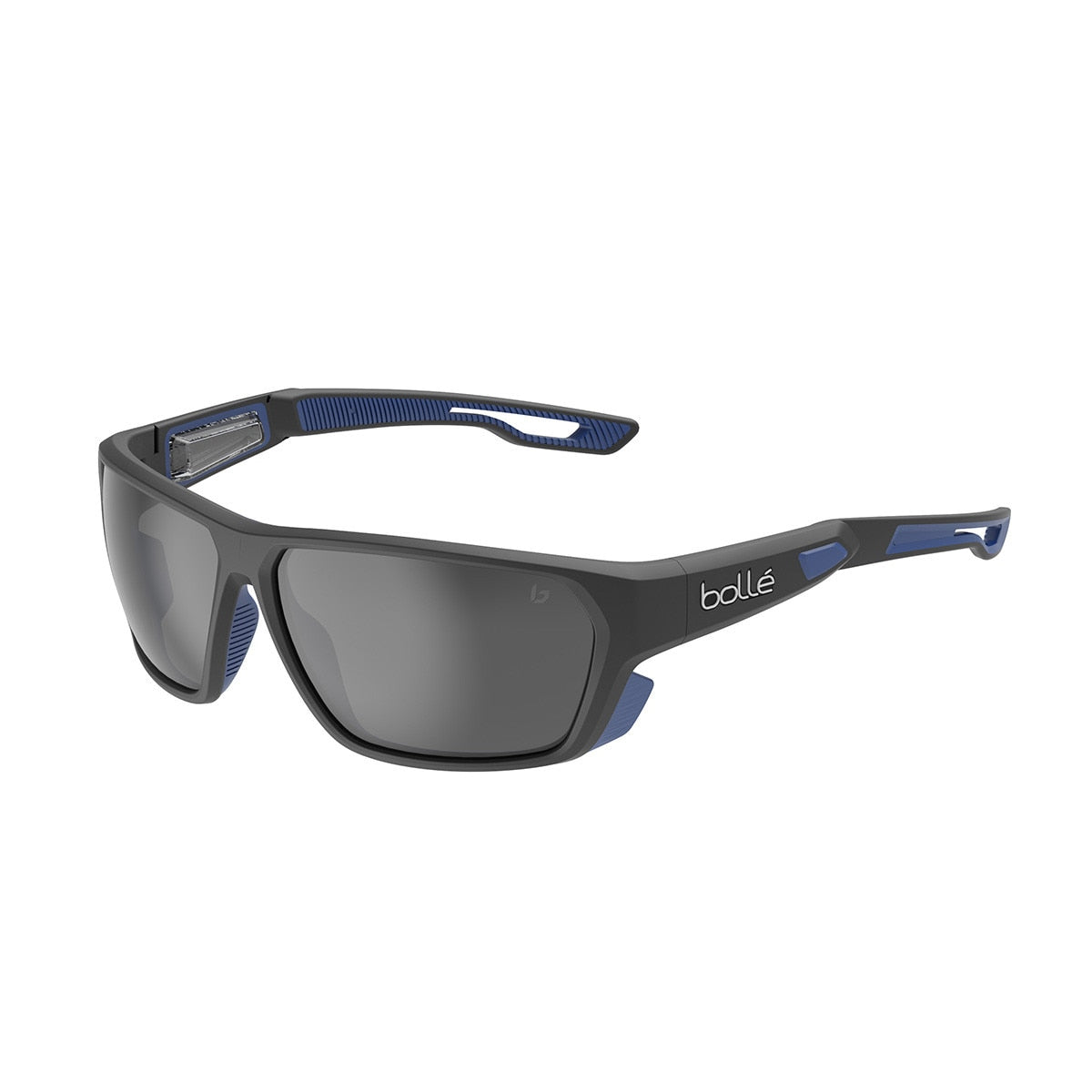 Bolle Airfin Sunglasses Black Matte Blue Small-Medium