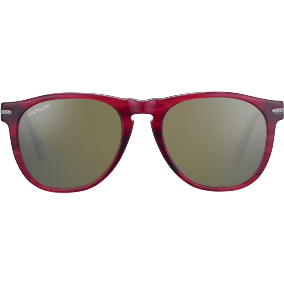 Serengeti Amboy Sunglasses Red Streaky Medium-Large
