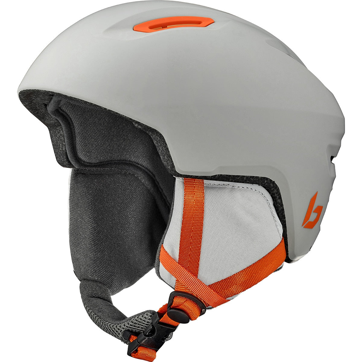 Bolle Atmos Youth Ski Helmets Grey Orange Matte Small S 52-55