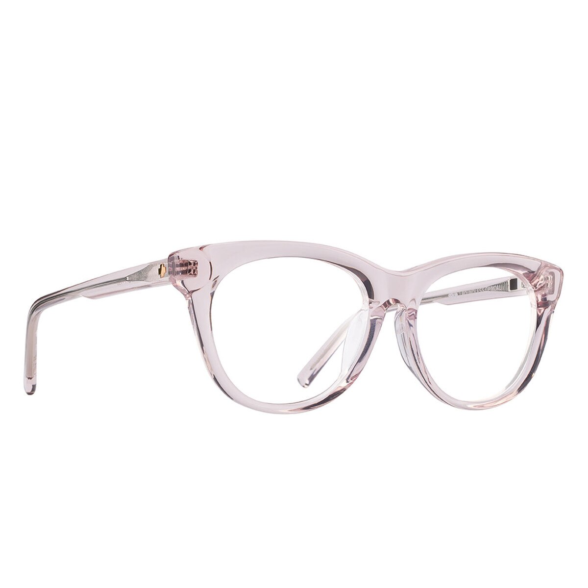 Spy BOUNDLESS OPTICAL 53 Eyeglasses Soft Translucent Blush Medium-Large