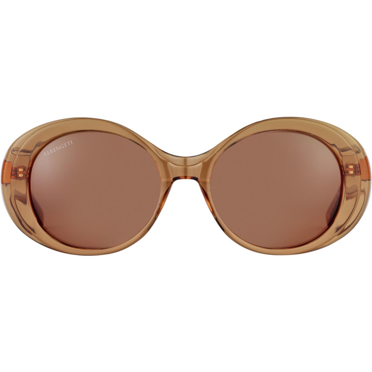 Serengeti Bacall Sunglasses Shiny Crystal Sand Beige Small, Medium