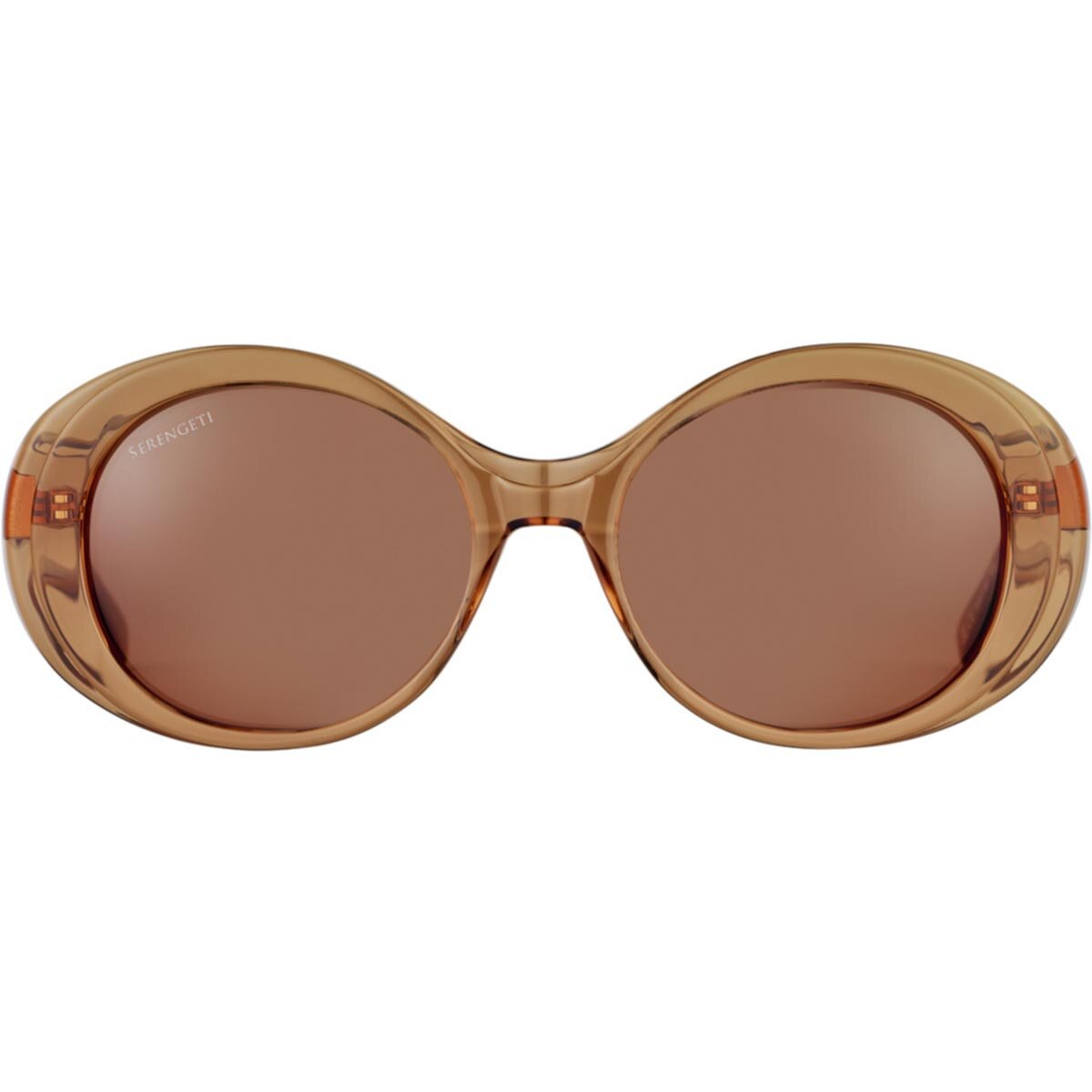 Serengeti Bacall Sunglasses Shiny Crystal Sand Beige Small, Medium