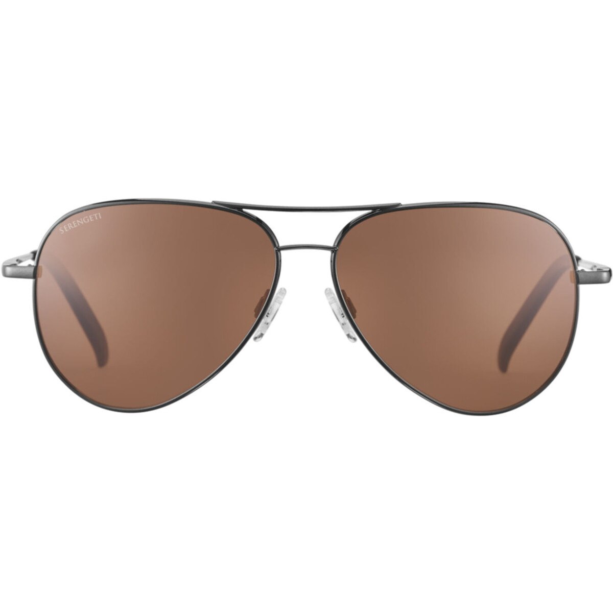 Serengeti CARRARA XL Sunglasses Shiny Gunmetal Extra Large