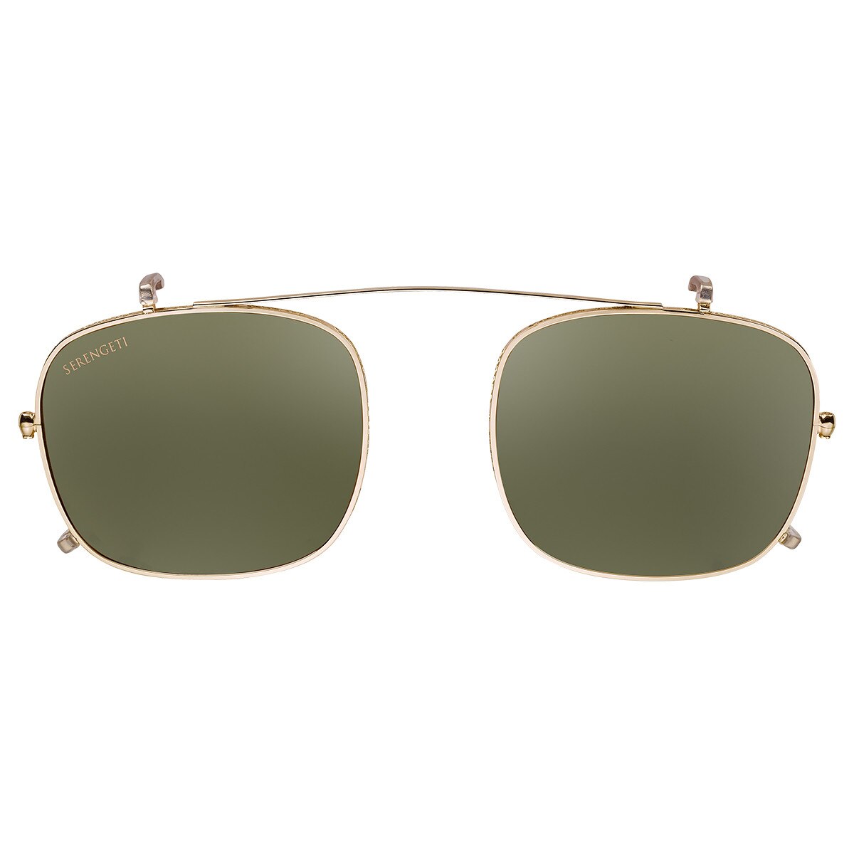 Serengeti CLIP ON NELSON Eyeglasses Shiny Light Gold One size