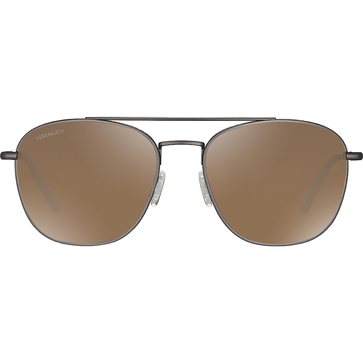 Serengeti Carroll Large Sunglasses Matte Dark Gunmetal Medium, Large