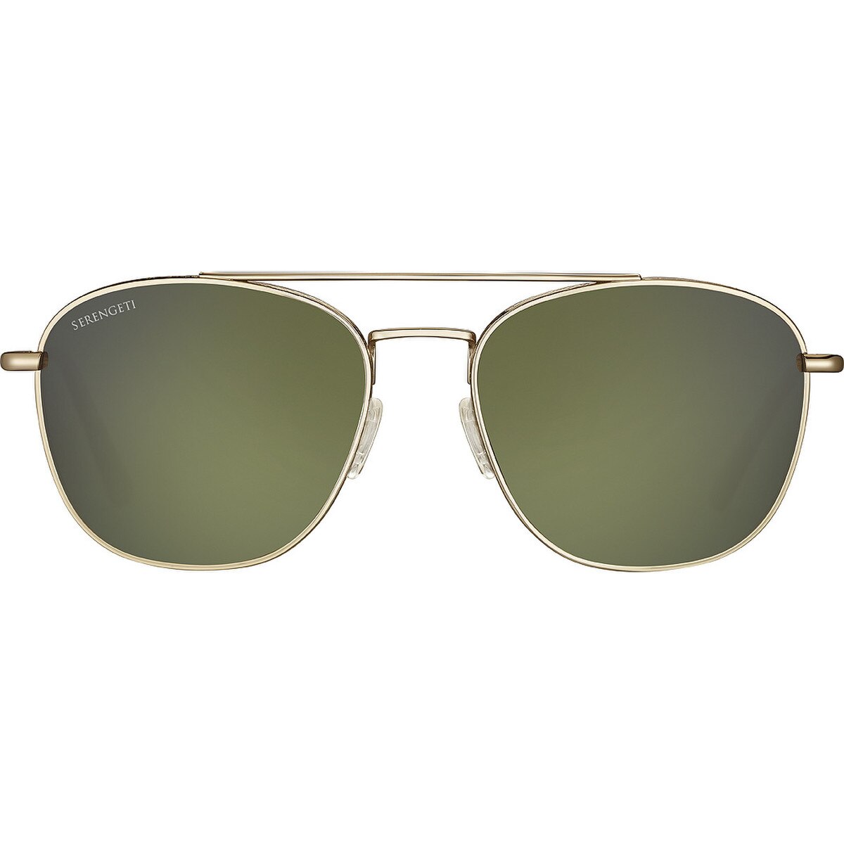 Serengeti Carroll Large Sunglasses Shiny Light Gold Tortoise Enamel Medium, Large