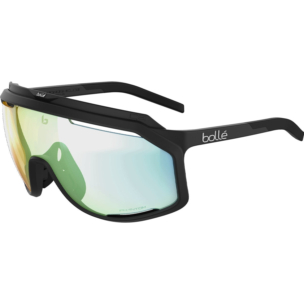 Bolle Chronoshield Sunglasses Black Matte Medium, Large