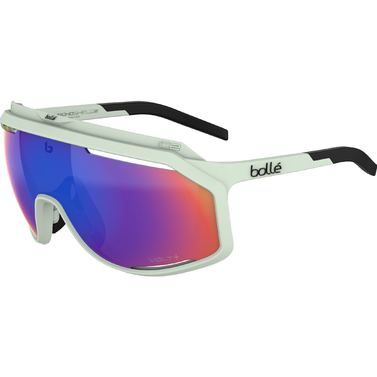 Bolle Chronoshield Sunglasses Creator Green Matte Medium, Large