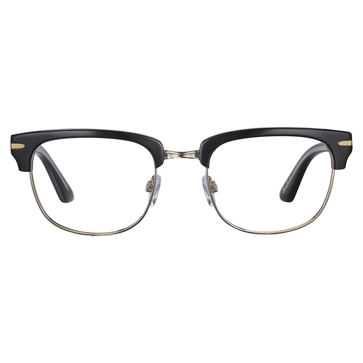 Serengeti Denzel Optic Eyeglasses Shiny Black Transparent Layer Medium