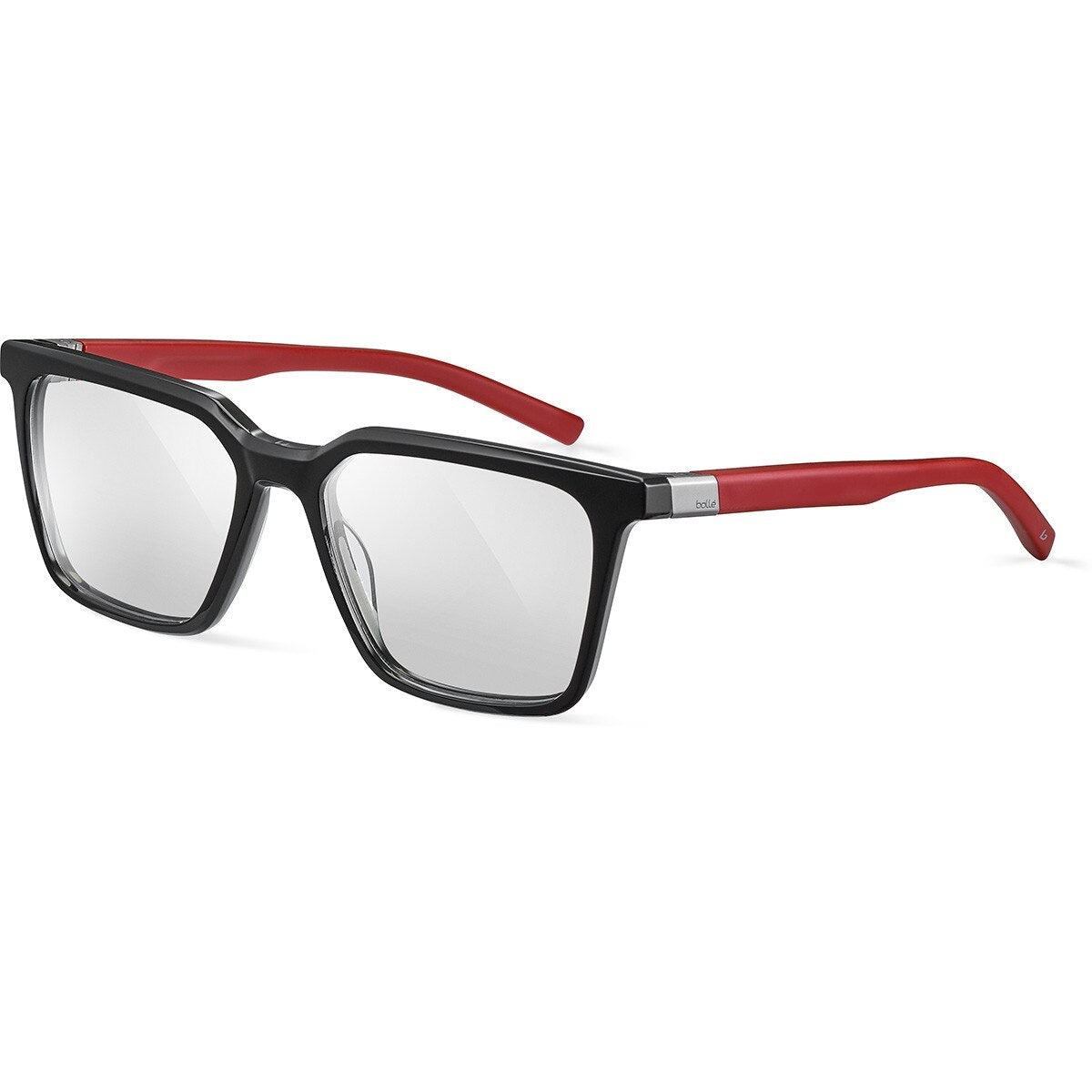 Bolle Feld 02 Eyeglasses Black Shiny Red Matte Medium