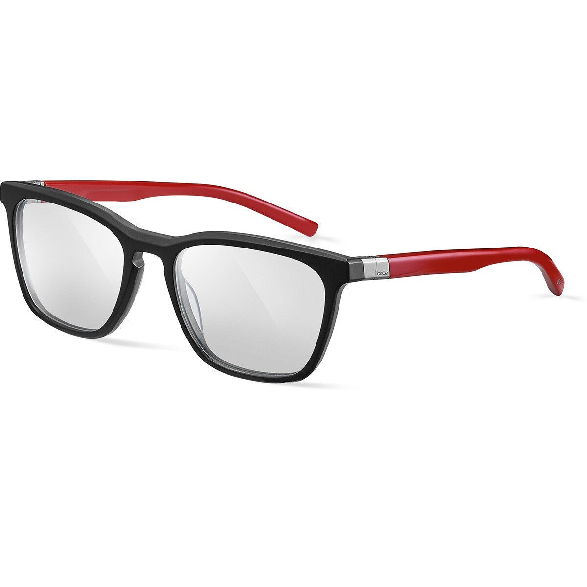 Bolle Feld 04 Eyeglasses  Black Matte Red Shiny Large