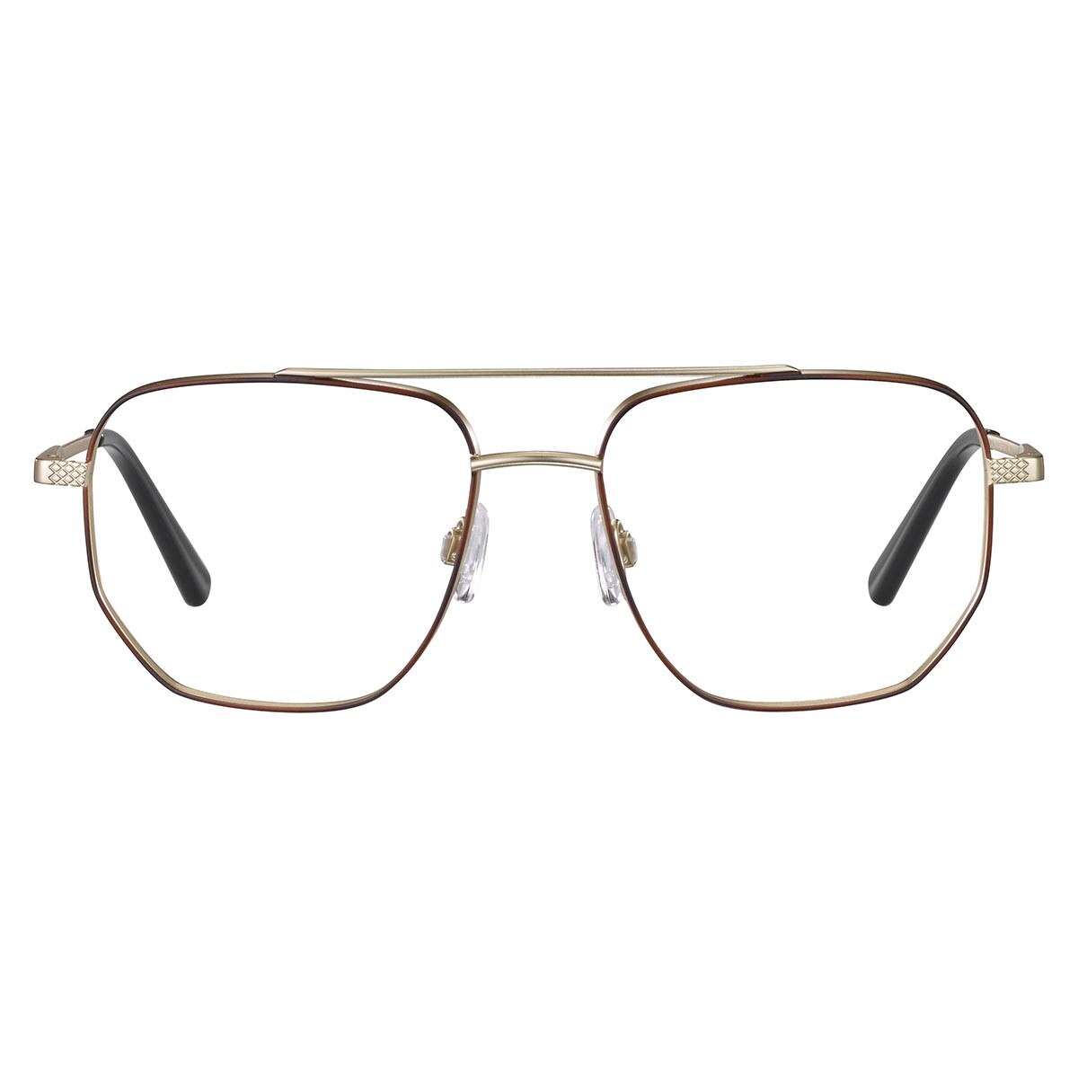 Serengeti Follen Optic Eyeglasses Matte Light Gold Havana Enamel Large