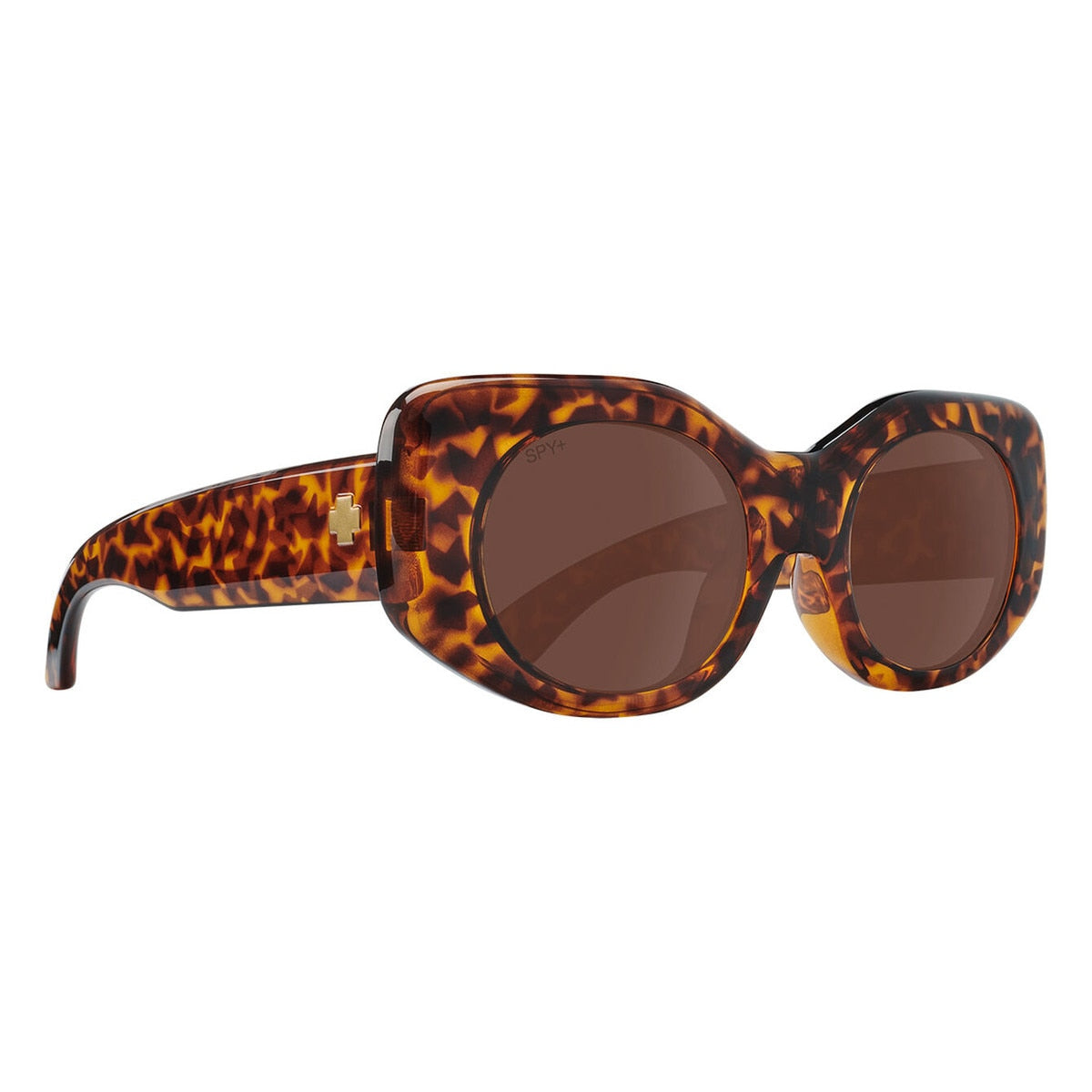 Spy HANGOUT Sunglasses  Brown Tortoise Shiny 53-22-145