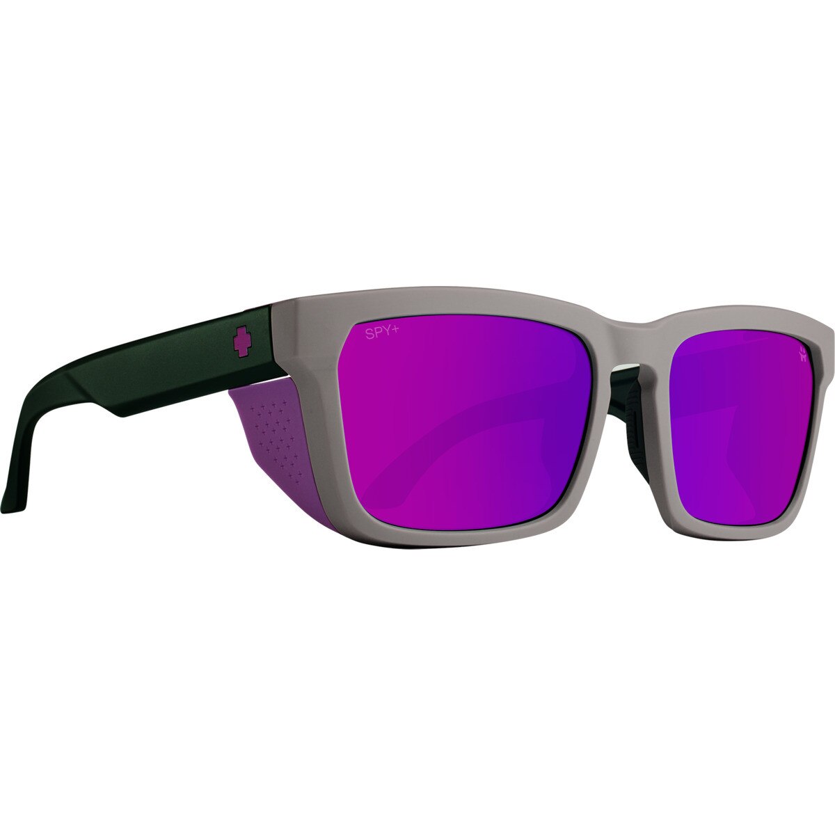 Spy HELM TECH Sunglasses Gray Dark Green 57-18-143