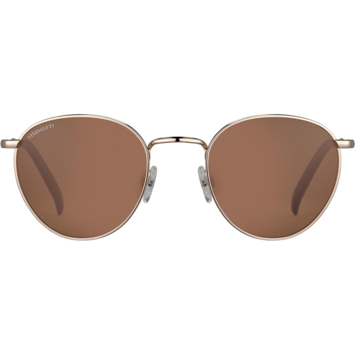 Serengeti Hamel Sunglasses Shiny Rose Gold Medium