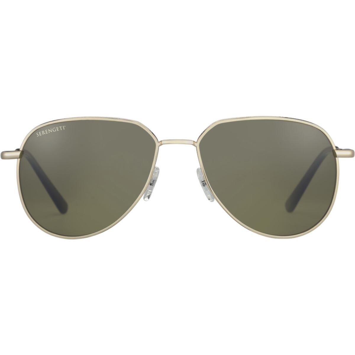 Serengeti Haywood Sunglasses Shiny Light Gold Medium