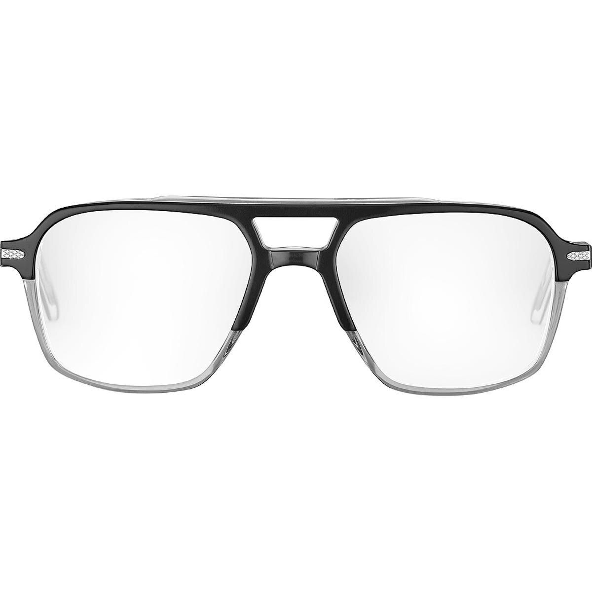 Serengeti James Optic Eyeglasses Shiny Black Transparent Layer Large