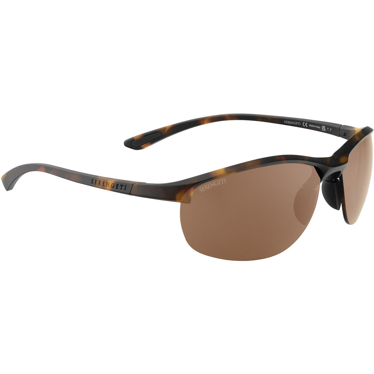 Serengeti James Sunglasses Matte Tortoise Large