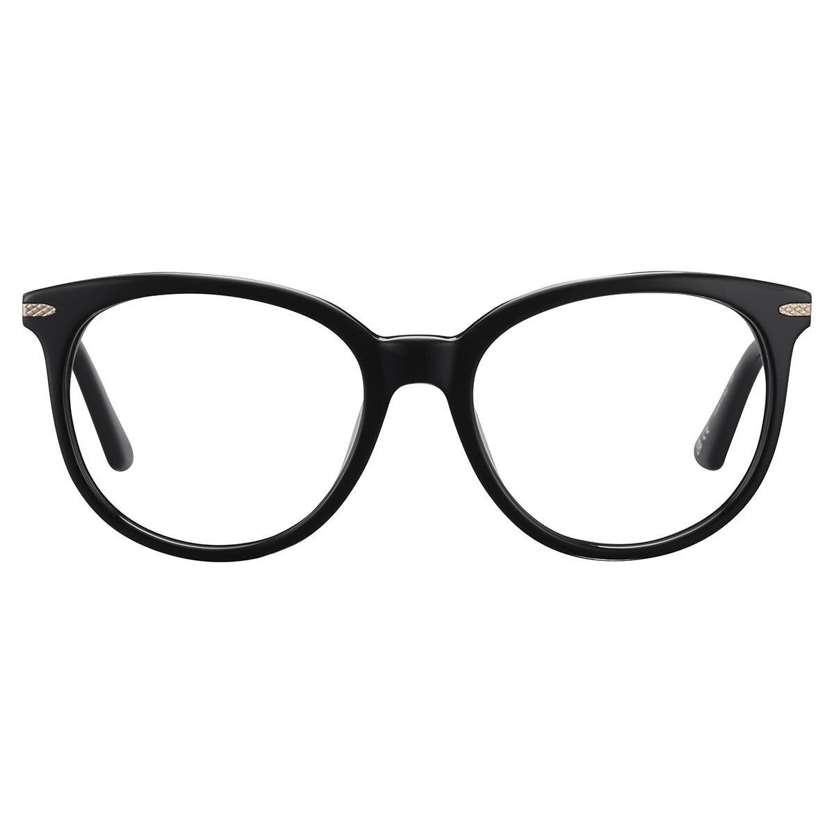 Serengeti Leelee Optic Eyeglasses Shiny Black Shiny Gold Small