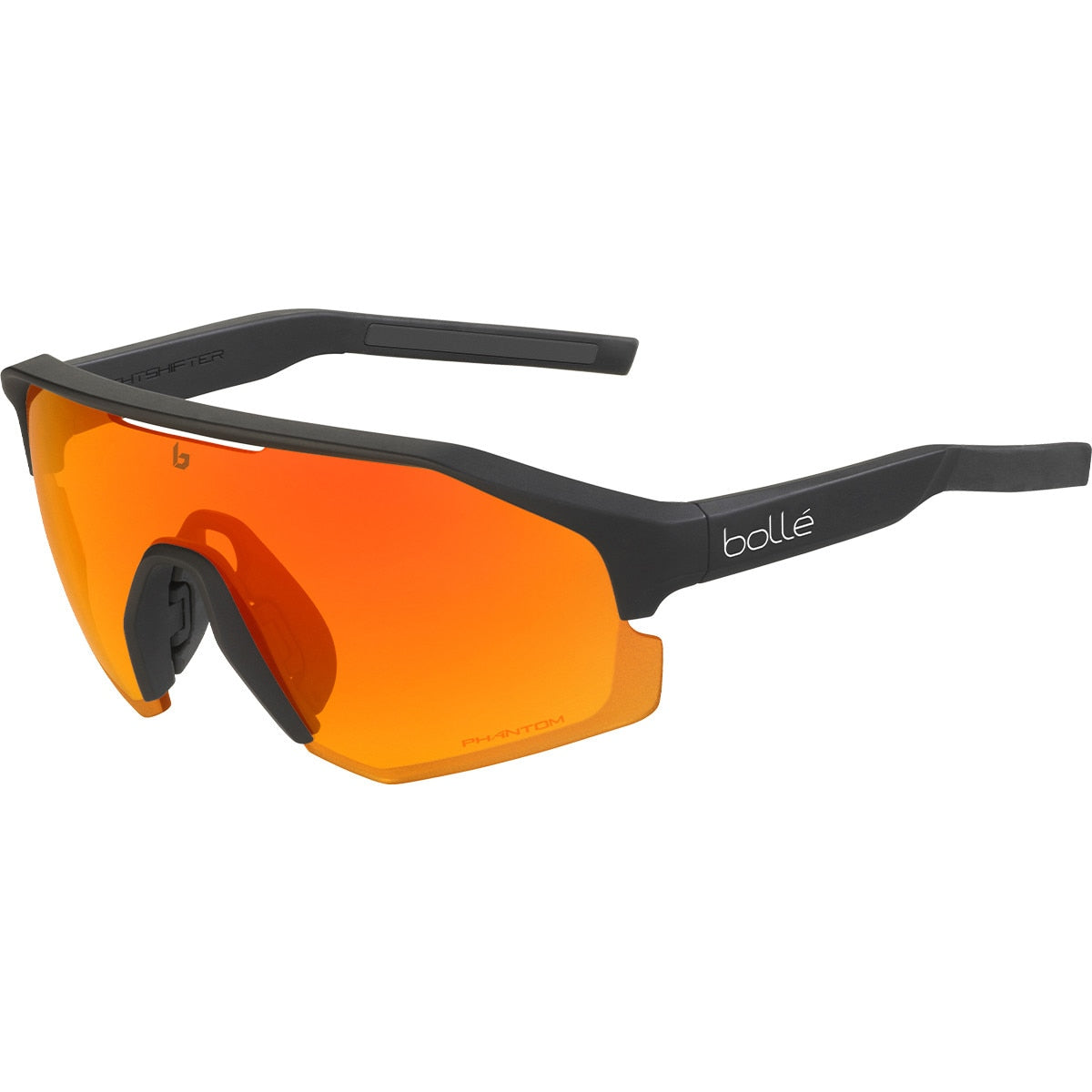 Bolle Lightshifter Sunglasses Black Matte Small, Medium