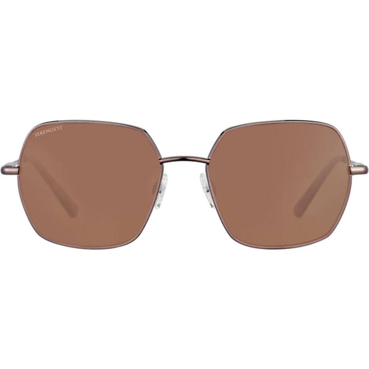 Serengeti Loy Sunglasses Shiny Chocolate Brown Medium, Medium-Large, Large