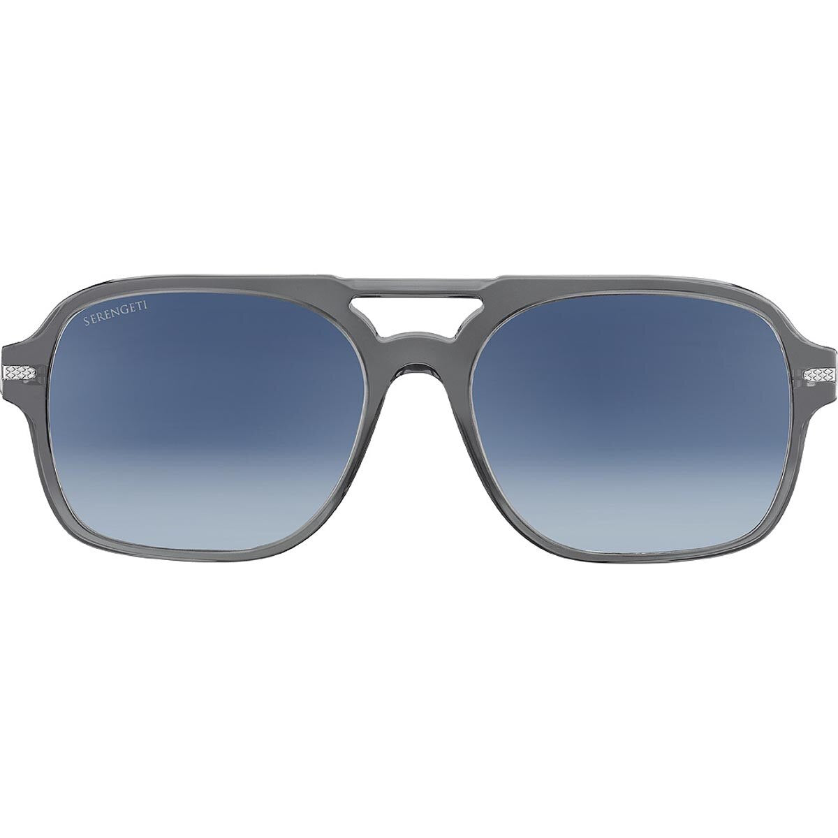 Serengeti Marco Sunglasses Shiny Crystal Stormy Grey Medium, Large