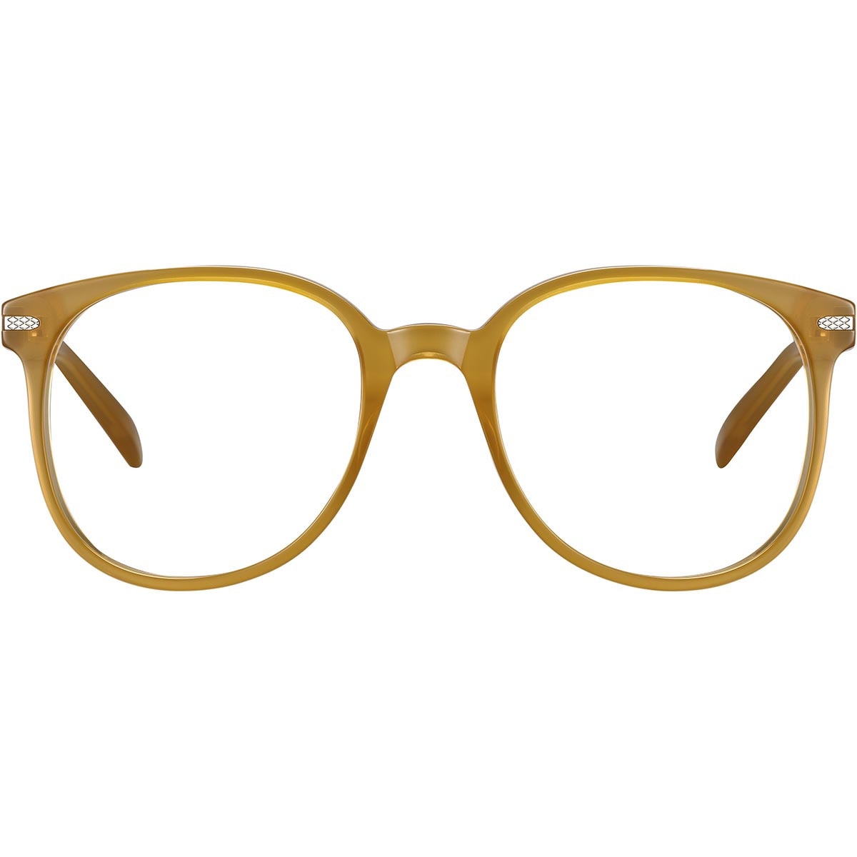 Serengeti Mata Optic Eyeglasses  Shiny Milky Amber Medium