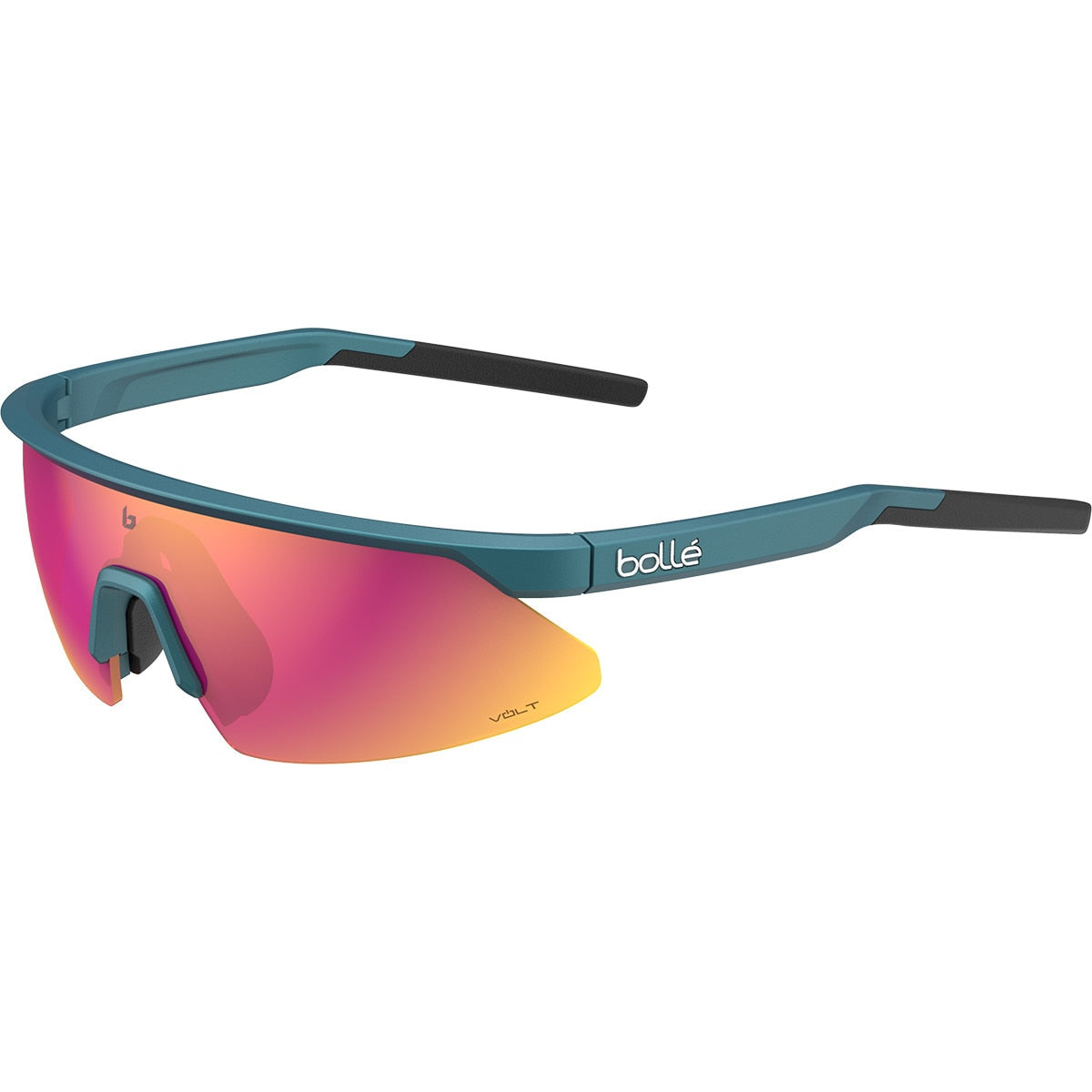 Bolle Micro Edge Sunglasses Creator Teal Metallic Medium