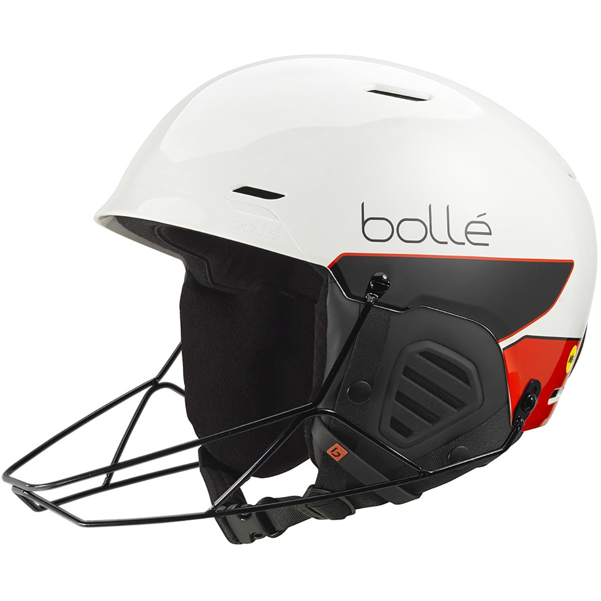 Bolle Mute SL Mips Ski Helmets  Race White Shiny Large L 59-62