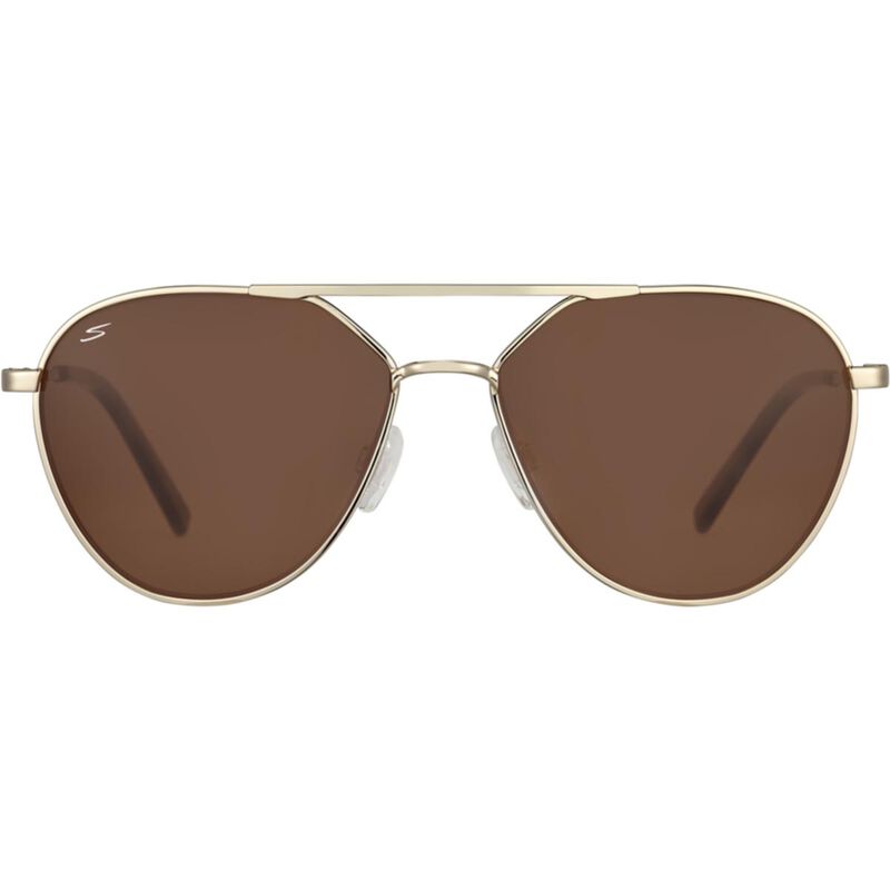 Serengeti Odell Sunglasses Shiny Light Gold Medium