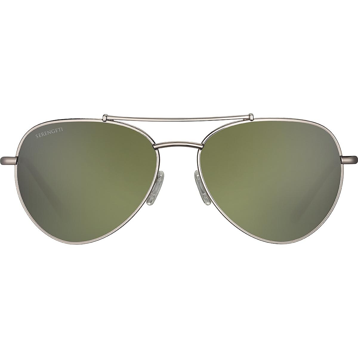 Serengeti Pete Sunglasses Shiny Gunmetal Medium, Large